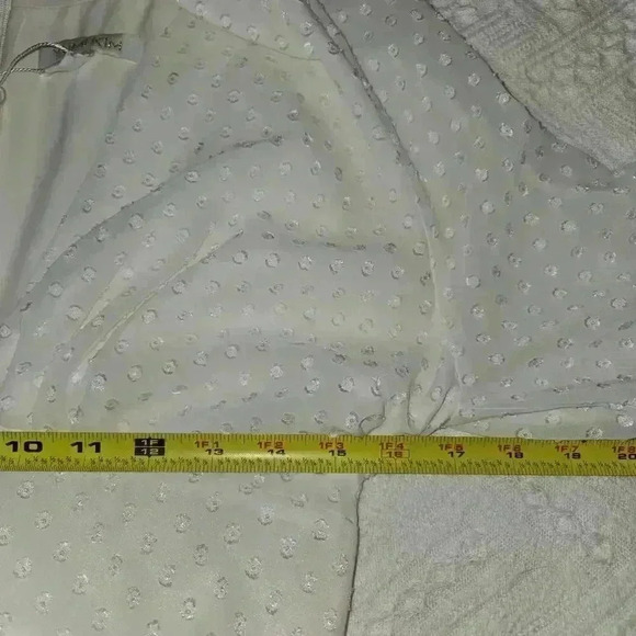 Yumi Kim Shore Thing Dress Size Med NWT white dot - Picture 8 of 14